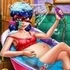 Pregnant Dotted Girl Spa